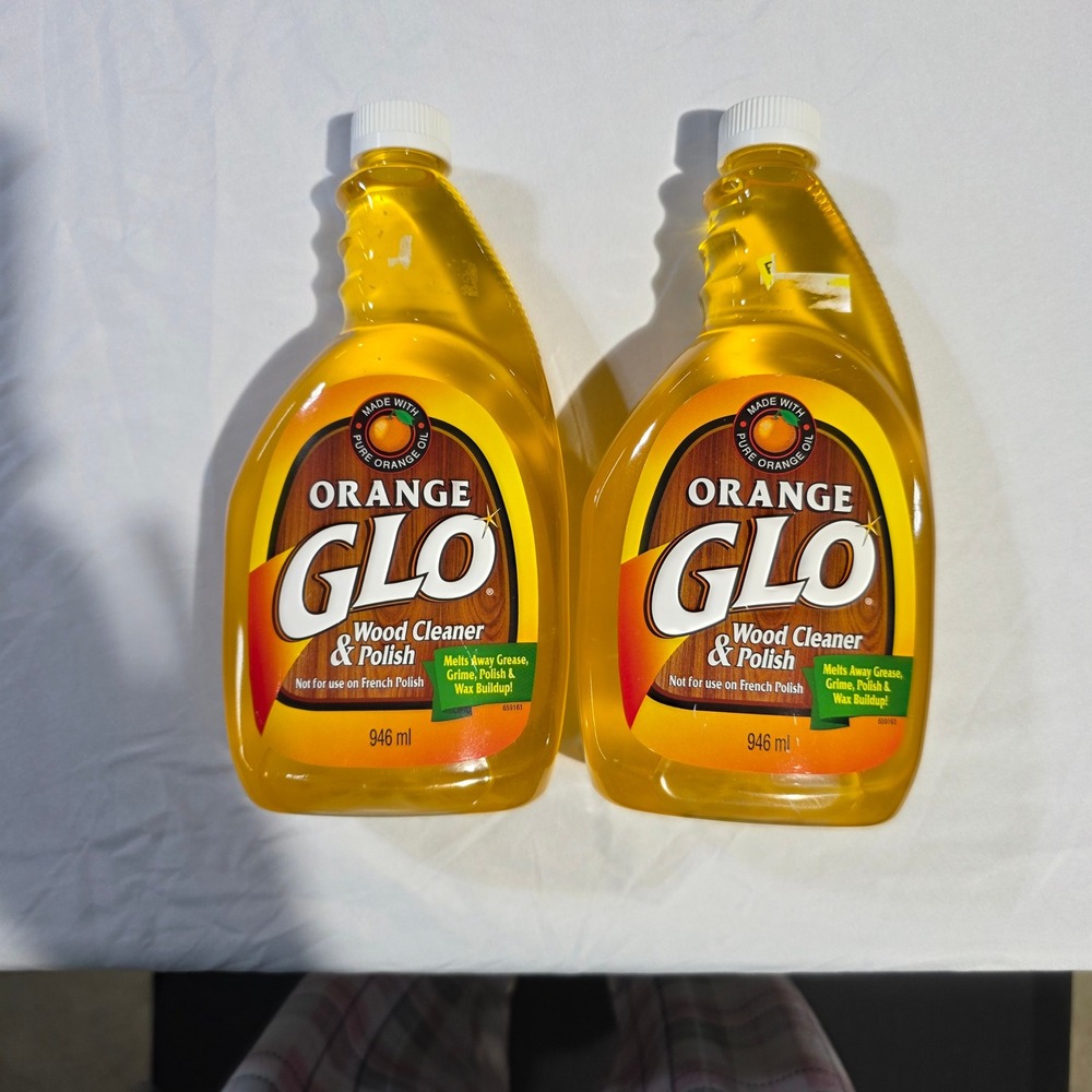 Orange Glo Wood Cleaner and Polish 2 Pack 946ml Pure Orange Oil Furniture Care